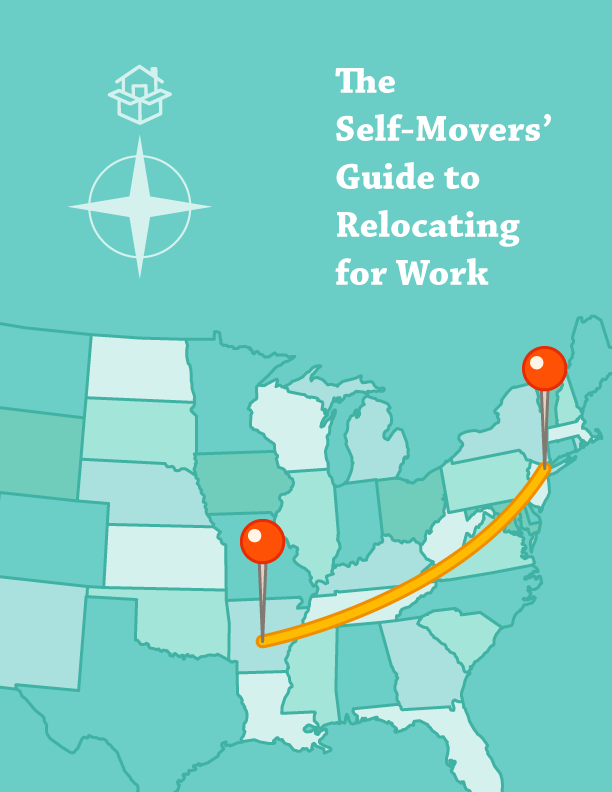 Blue map "the self-movers' guide to relocating for work"