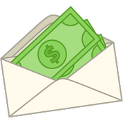 money in envelope