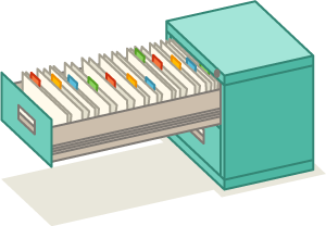 open file cabinet