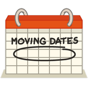 calendar with moving dates