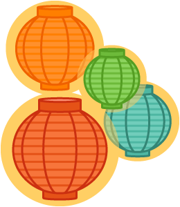 paper lanterns
