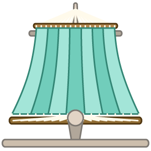 blue hammock