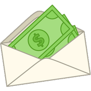 money in envelope