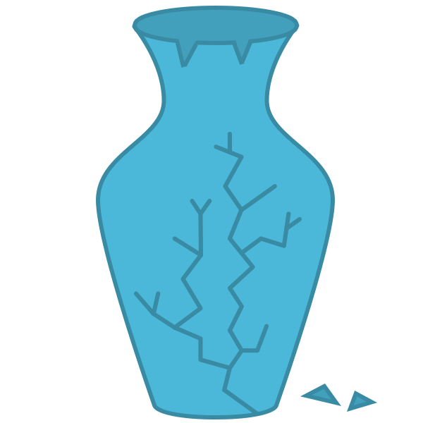 broken vase